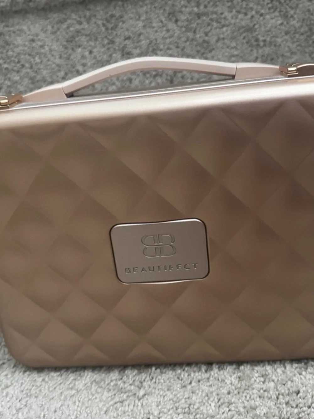 Beautifect Box – Rose Gold Lighted Makeup Vanity Case